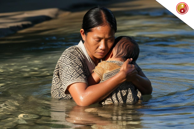 ฝันว่าลูกตกน้ำกระโดดลงไปช่วยมีความหมายว่าอะไร