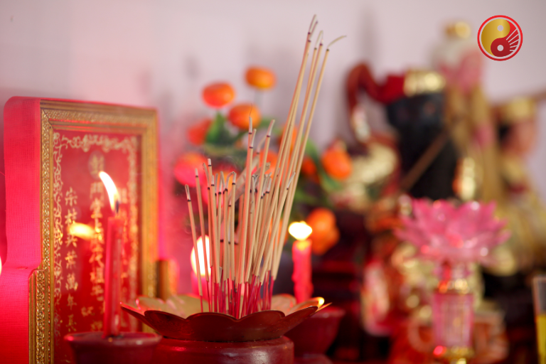 ความหมายของการวางรูปบรรพบุรุษ