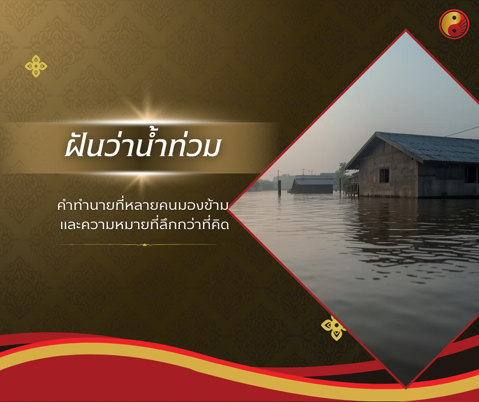 ฝันว่าน้ำท่วม