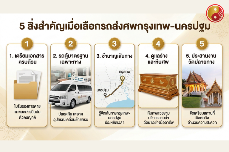 5 สิ่งสำคัญเมื่อเลือกรถส่งศพ
