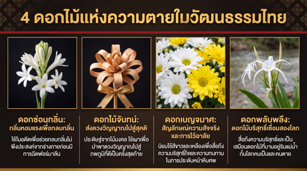 4 ดอกไม้แห่งความตายที่ผูกพันกับวัฒนธรรมไทย